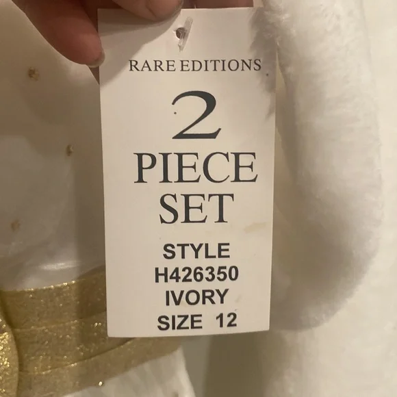 NWT Rare Editions 2 Piece Set Big Girl Size 12 - Picture 6 of 7